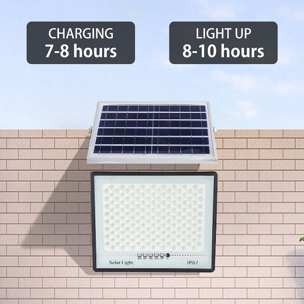 Thumbnail: 300Watt Solar Street Lights 100W Super Bright Solar Spotlight Outdoor Lamp 