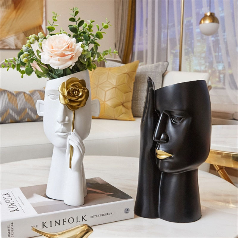 Thumbnail: Creative Nordic vase art living room wine cabinet decor cabinet coffee 