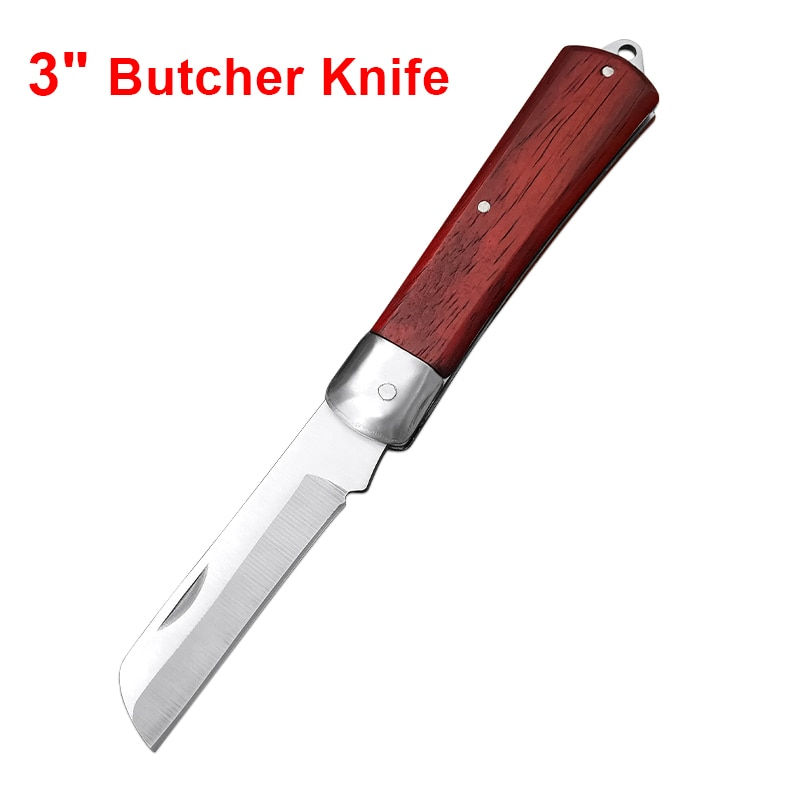 Thumbnail: Grafting Knife Hand Forged Blade Boning Knife BBQ Slicing Meat Fruit Kitchen 