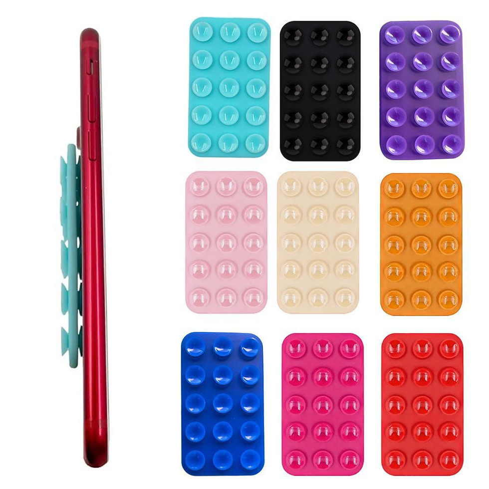 Thumbnail: Double-Sided Suction Phone Case Mount Silicon Adhesive Phone Accessory 