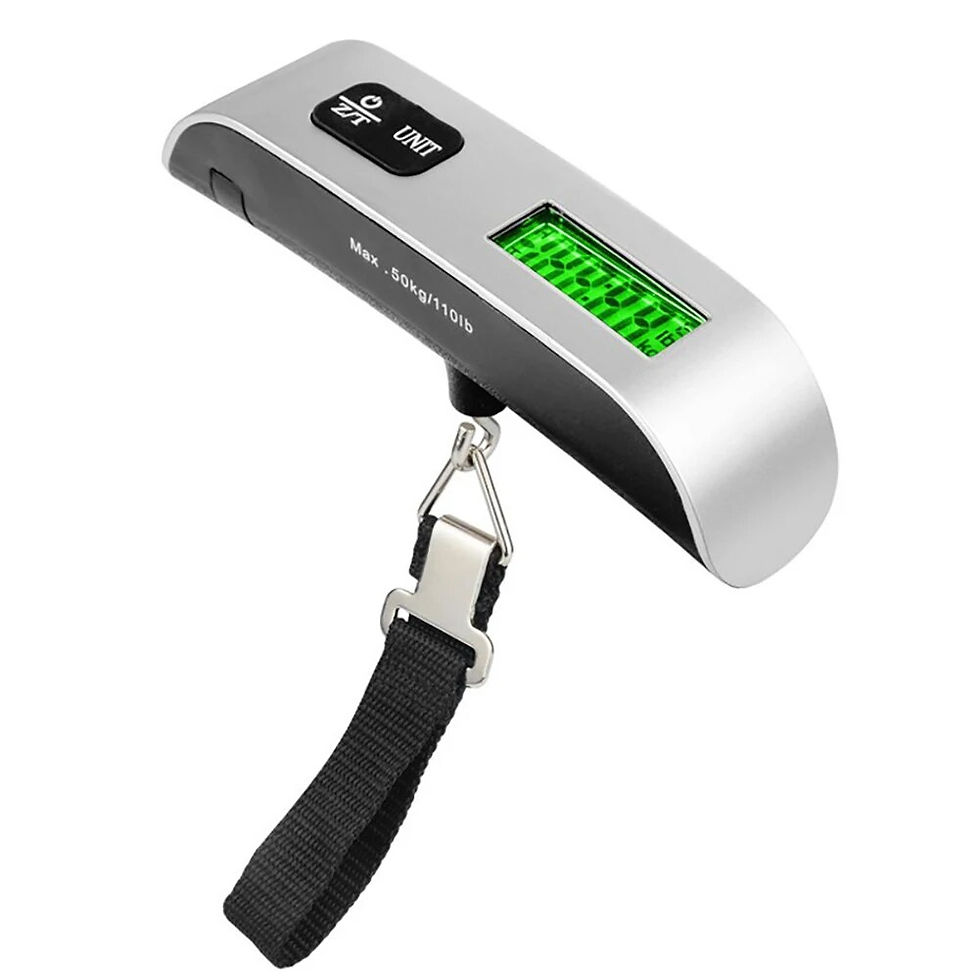 Thumbnail: Portable Baggage Scale LCD Display Scale Digital 50kg 10g Electronic Luggage