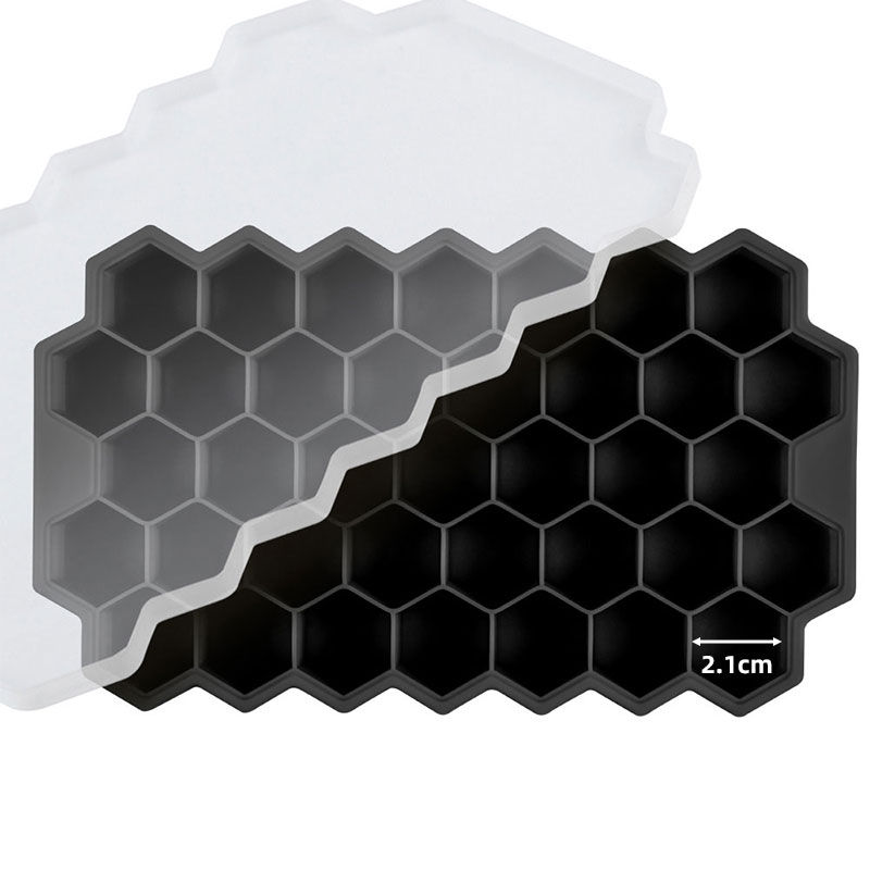 Thumbnail: SILIKOLOVE Creative Honeycomb Ice Cube Maker Reusable Trays Silicone Ice cube 
