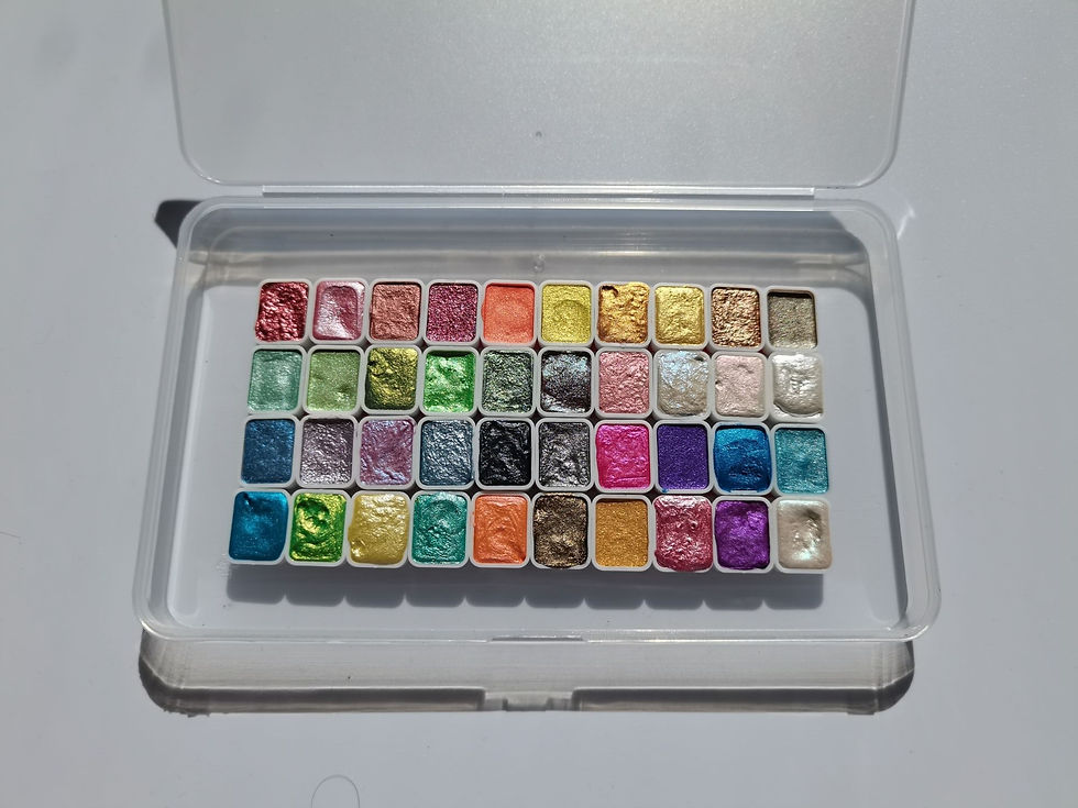 Thumbnail: Handmade Pearlescent Watercolor