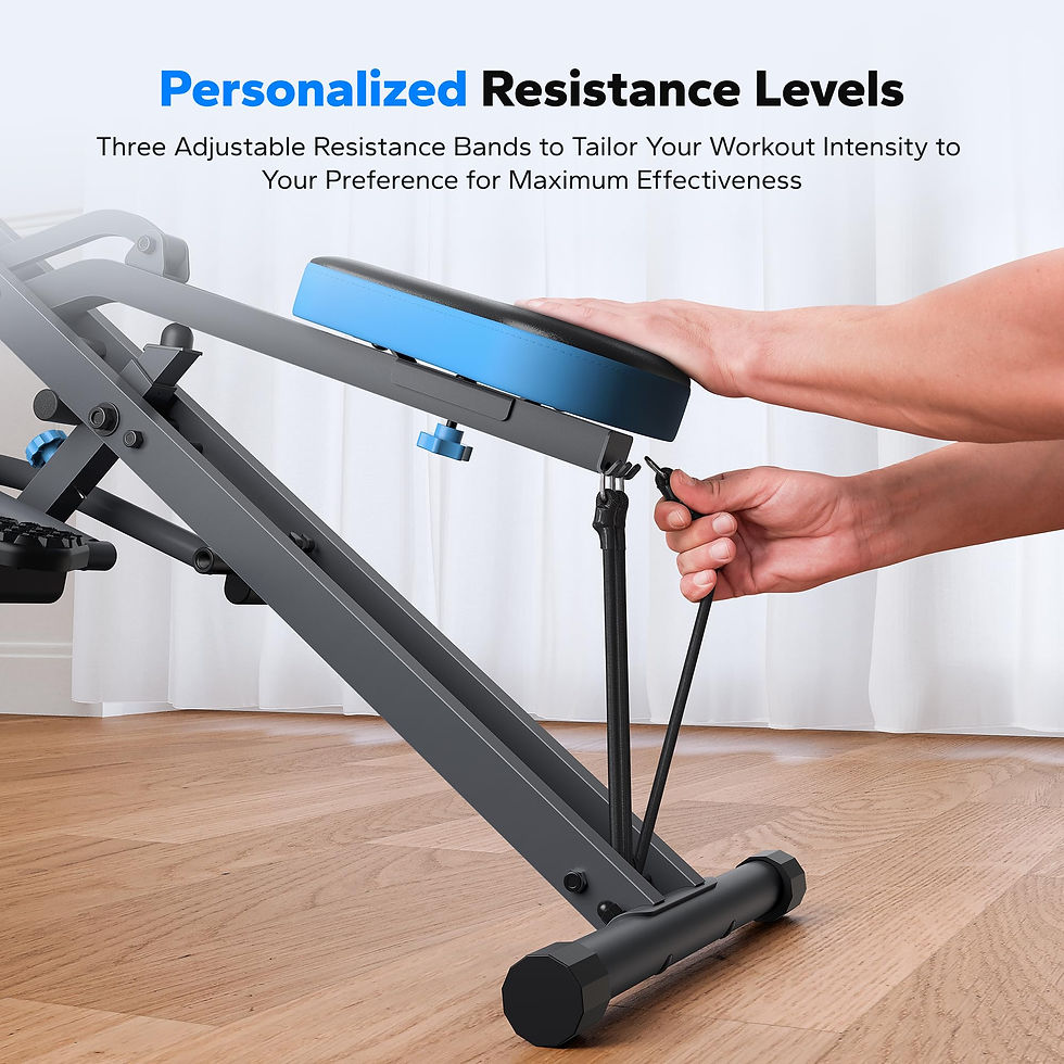 Thumbnail: MERACH Squat Machine 2in1 Squat Rowing Machine Easy Setup Foldable Exercise