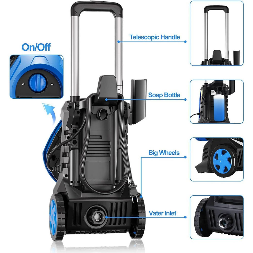 Thumbnail: Electric Power Washer 4200PSI Max 2.8 GPM Electric Pressure Washer with 25 Foot 