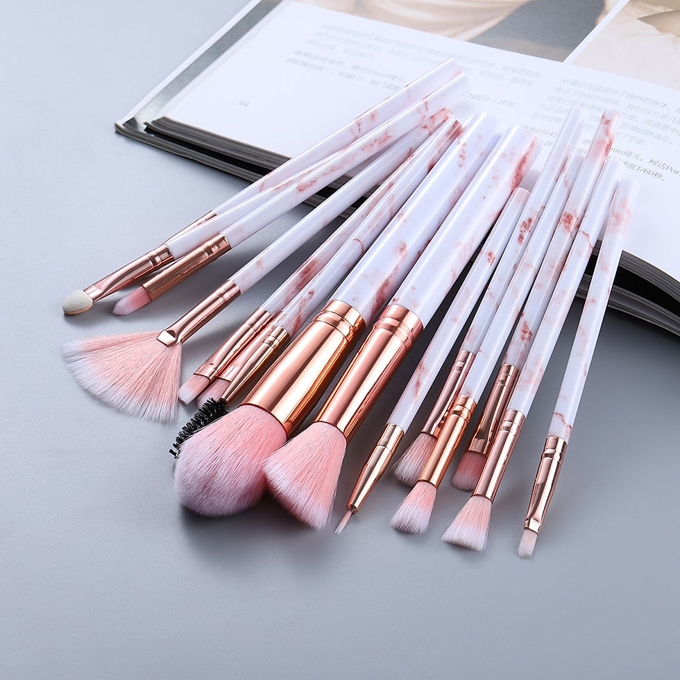 Thumbnail: FLD 5/15Pcs Makeup Brushes Tool Set Cosmetic Powder Eye Shadow Foundation 