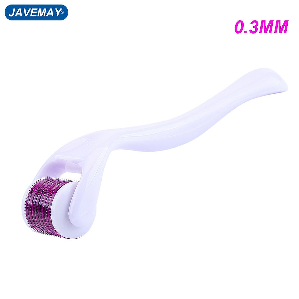 Thumbnail: Micro Needle 540 Roller Derma Roller  Dermaroller Titanium Hair Regrowth Beard 