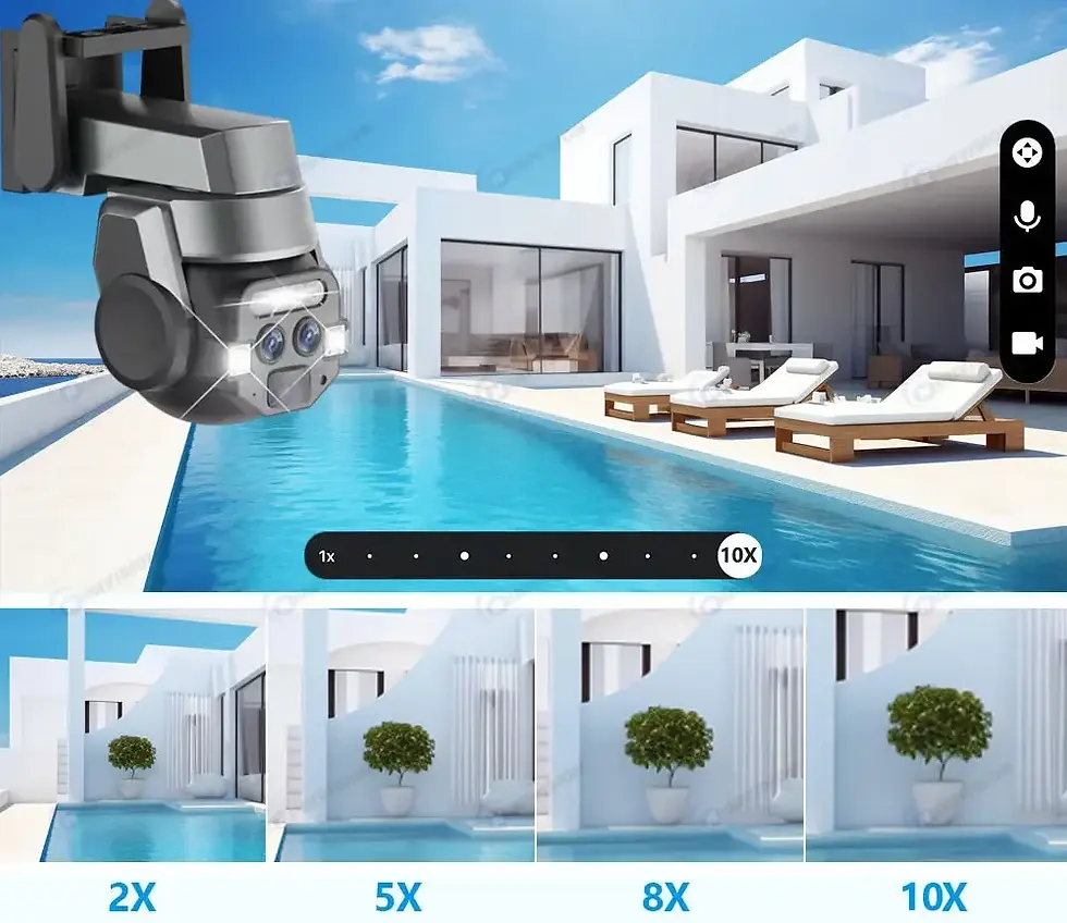 Thumbnail: 4K Outdoor AI intelligent wifi binocular 10x optics zoom 8MP high-definition 