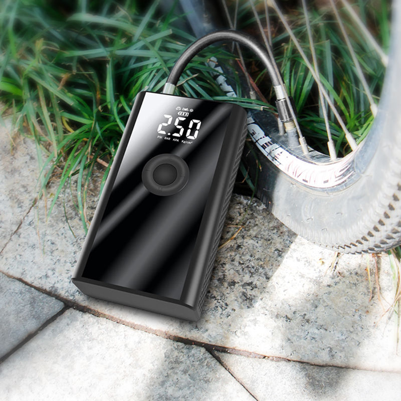 Thumbnail: 150PSI 12v Wireless USB Rechargeable Mini Cordless Inflatable Compre