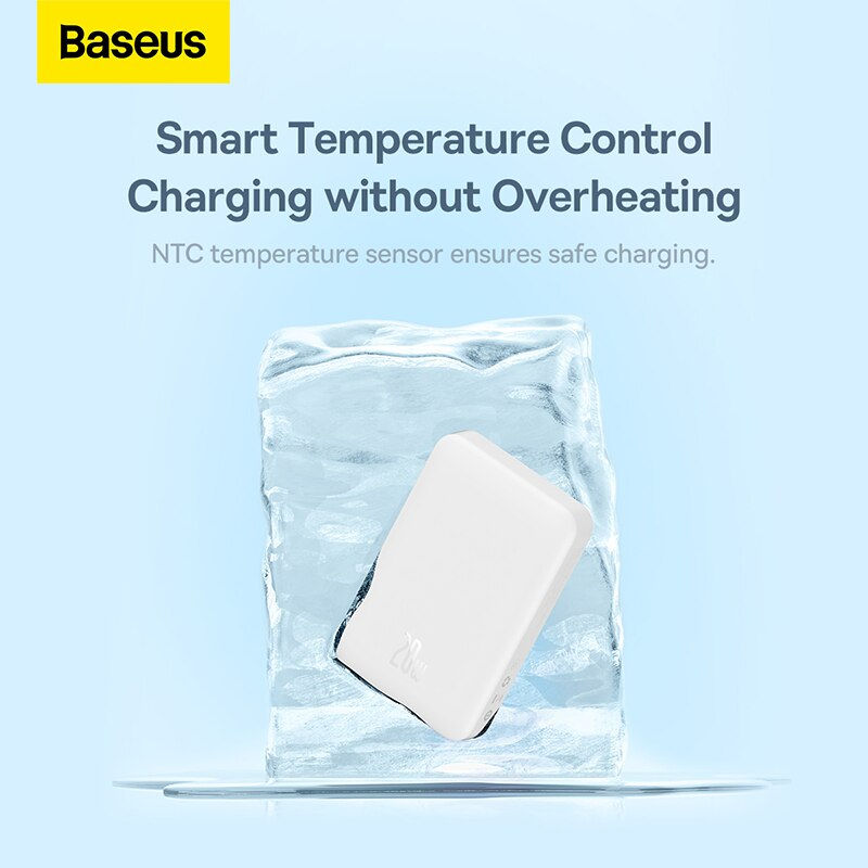 Thumbnail: Baseus Magnetic Power Bank 20W 10000mAh 6000mah Wireless Battery Magsafe Power