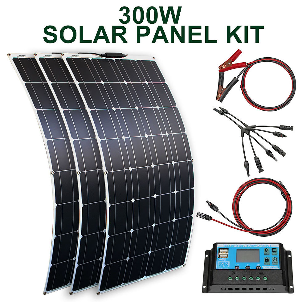 Thumbnail: solar panel kit and 300w 200w 100w flexible solar panels 