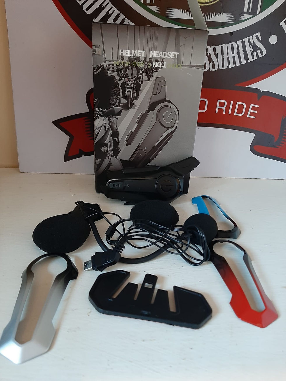 Wireless Helmet Intercom Bluetooth Headset