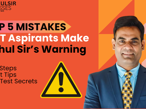 Top 5 Mistakes CAT Aspirants Make | Rahul Sir’s Warning