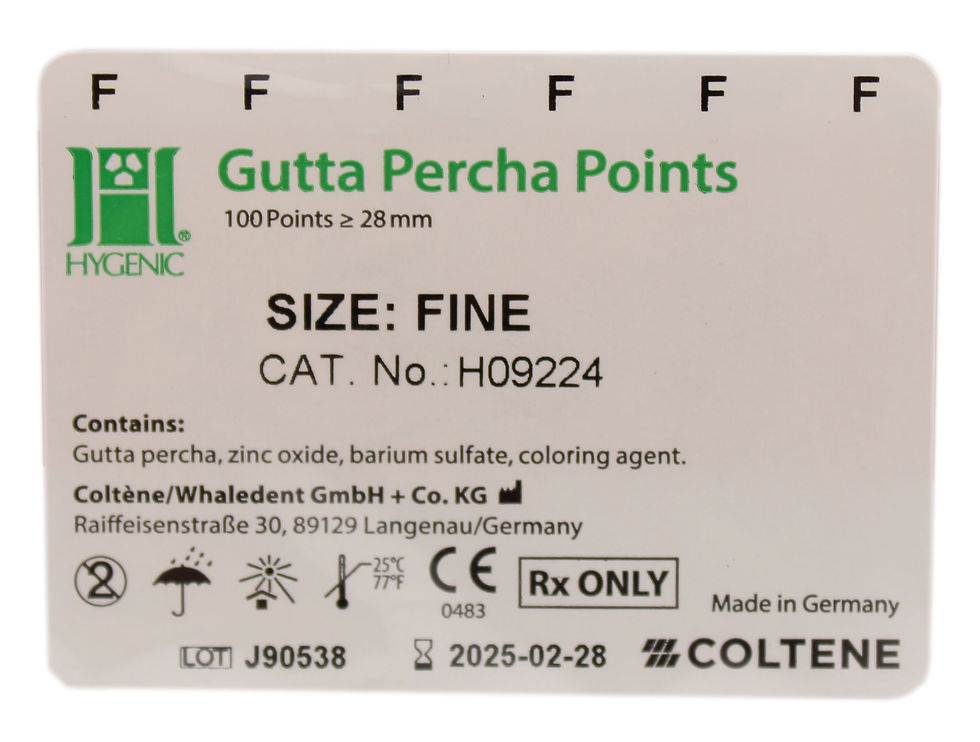 Miniatura: HYGENIC - GUTTAPERCHA POINTS