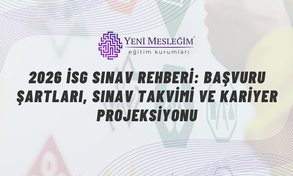 2026 yılında bir iş güvenliği uzmanının sahada risk analizi yaparken kişisel koruyucu donanım kullandığı ve dijital İSG sistemlerini incelediği an
