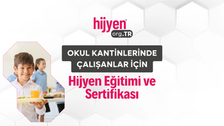 Okul Kantinlerinde Çalışanlar İçin Hijyen Eğitimi ve Sertifikası