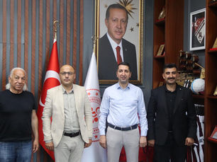 TİMBİR ve BHA Heyetinden Elazığ Gençlik ve Spor İl Müdürü Eren’e ziyaret