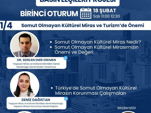 Kültür ve Turizm Basın Elçileri Eğitimleri Başlıyor