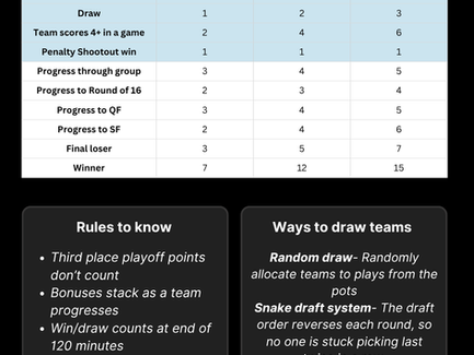 Alternative World Cup Sweepstake