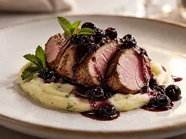 catering-filetto-maiale-mirtilli-pure-menta.webp