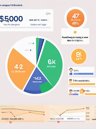 A pic of facebook ads campaign dashboard
