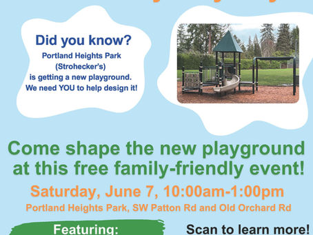 Portland Heights Park Community Play Day, June 7