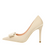 Thumbnail: Thin Heel Suede Point Toe Bow Shoes Women Heels