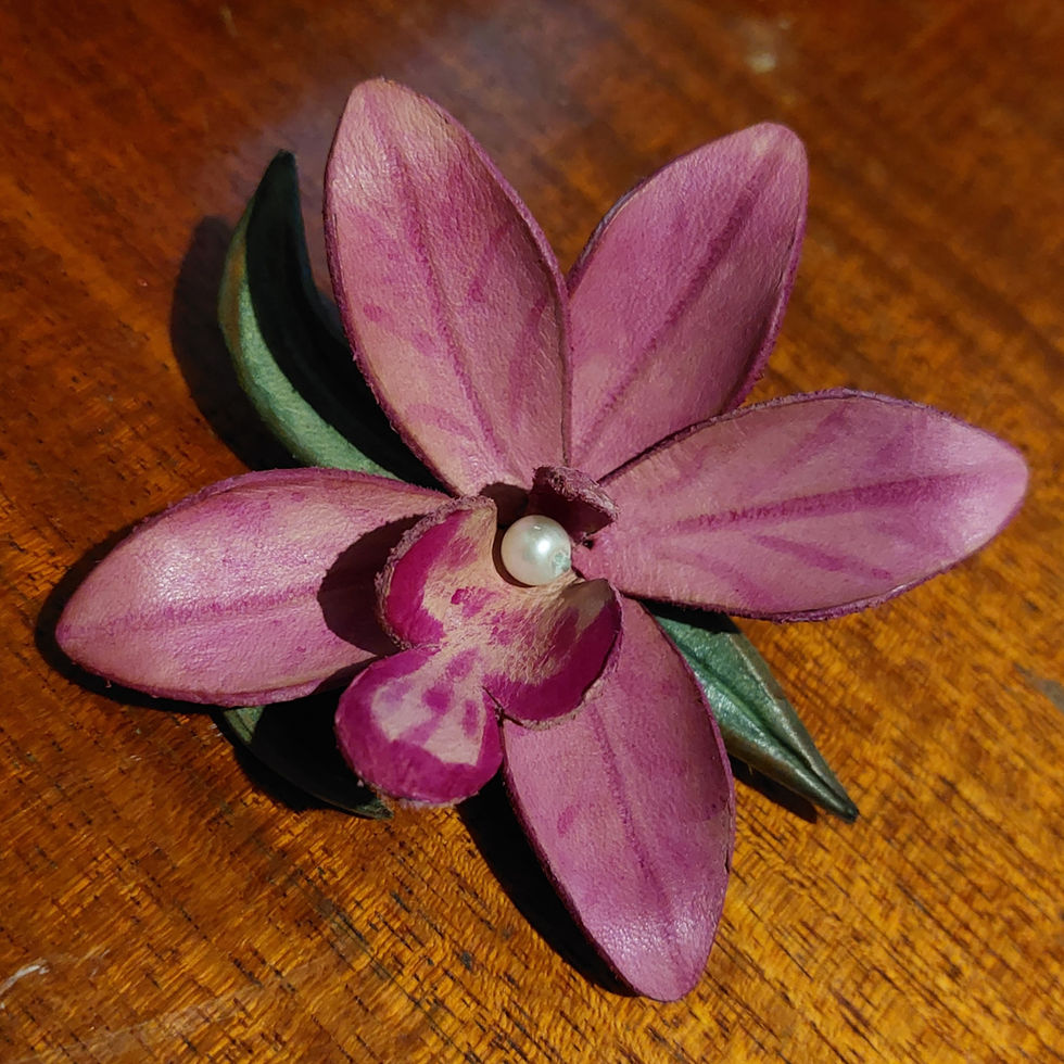 Orchid Brooch