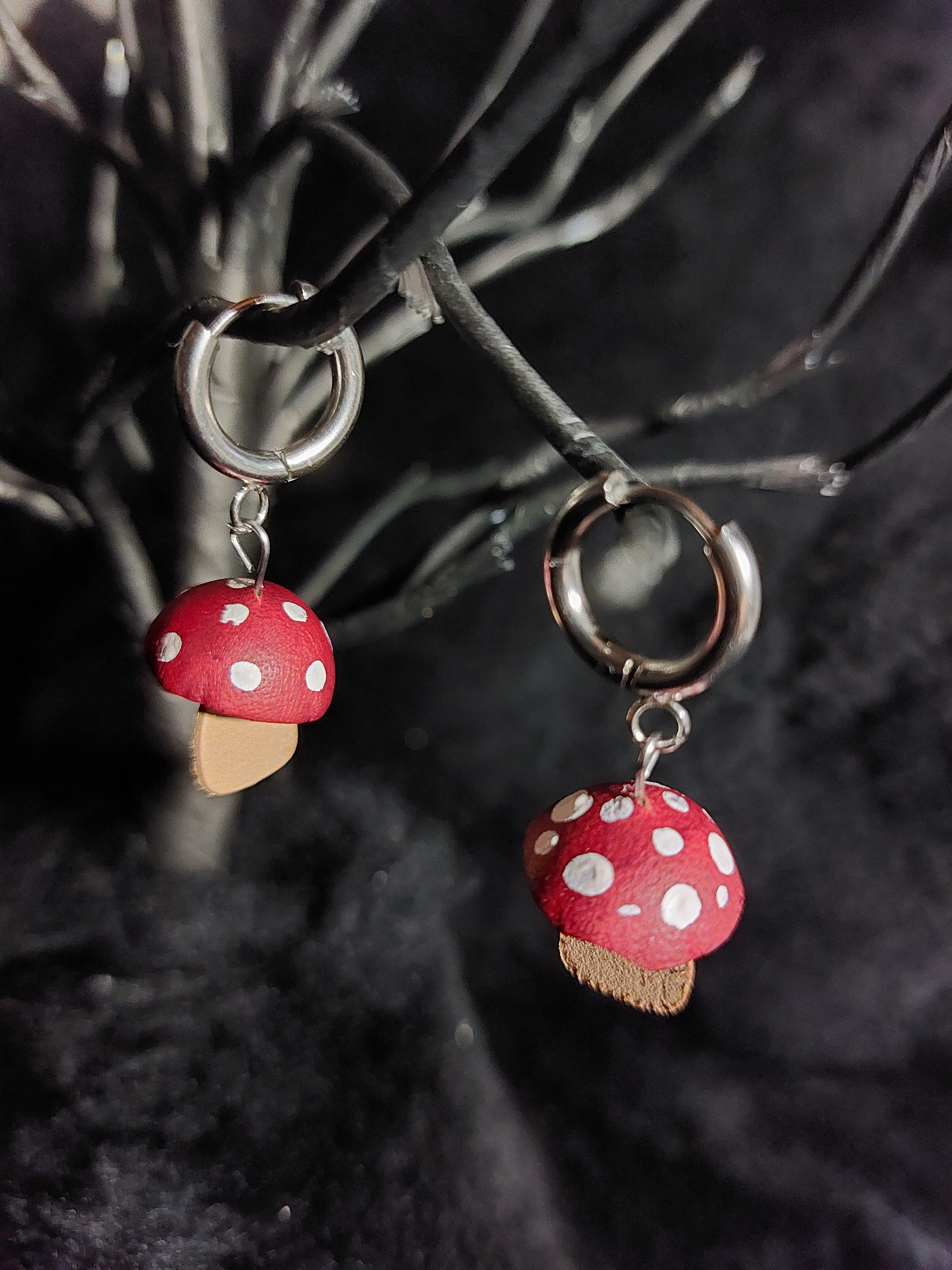 Mushroom Earrings