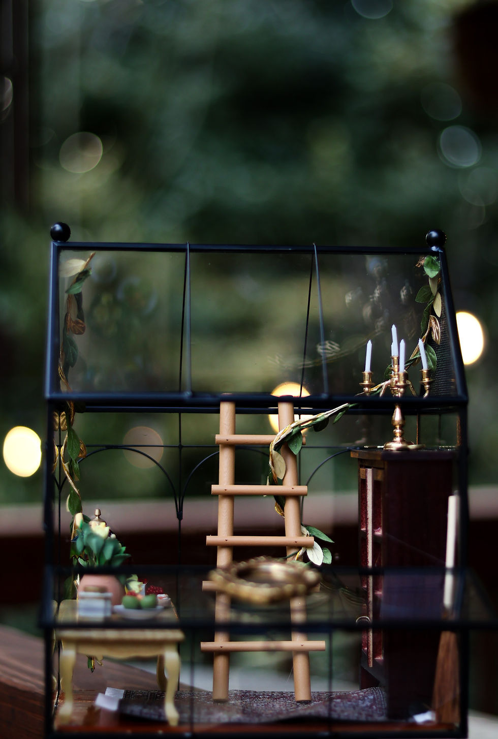 Victorian Gothic Jumping Spider Enclosure