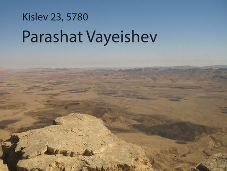 AUDIO ESSAY: Torah for the Earth - Vayeishev