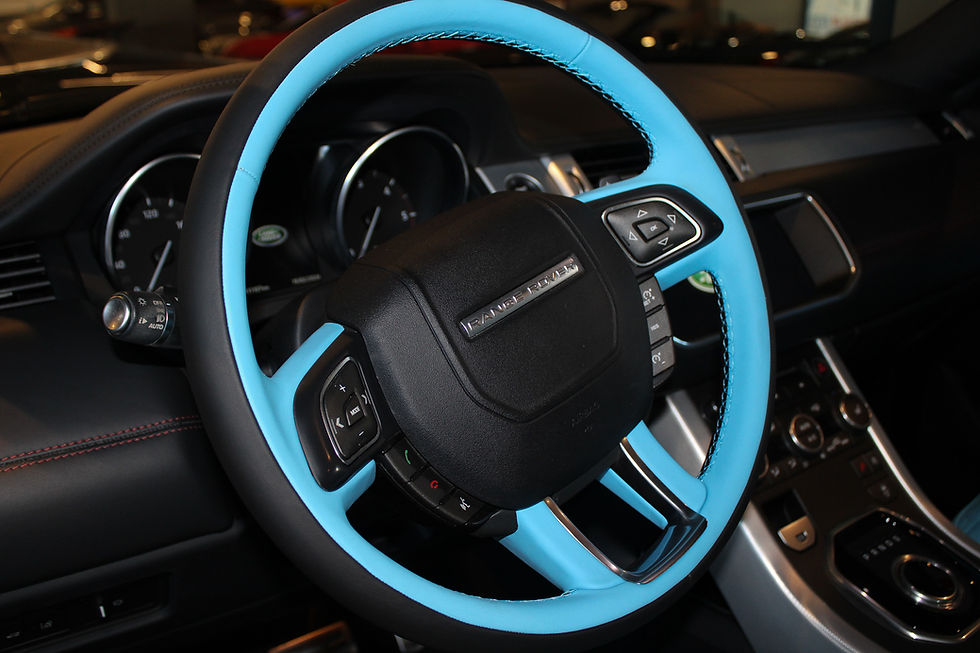 Thumbnail: Land Rover Range Rover Evoque Rove Custom Interior "Azzurro Napoli"