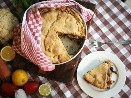 Four-and-twenty lampuki baked in a pie