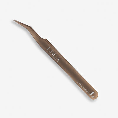 Curved Bronze Isolation Tweezer