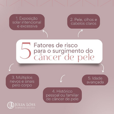 5 fatores de risco para o surgimento do câncer de pele