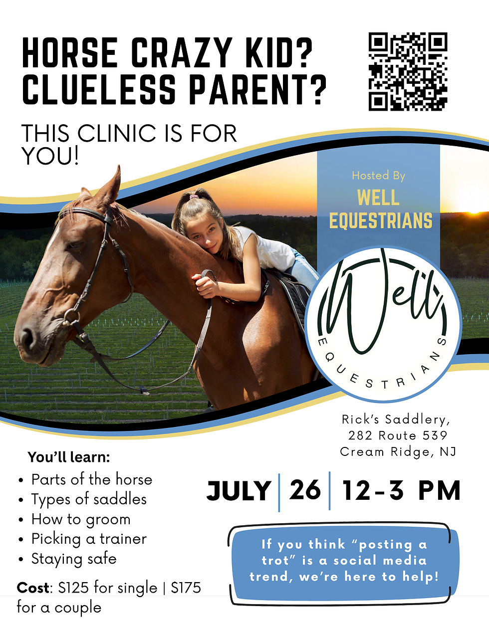 Horse 101: A clinic for parents