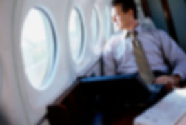 sitting on plane