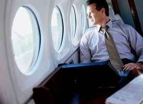 sitting on plane