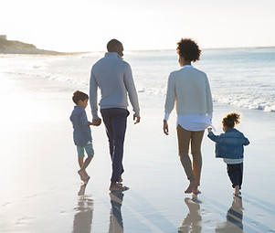 Family at a Beach