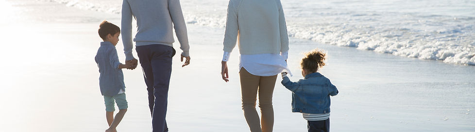 Family at a Beach