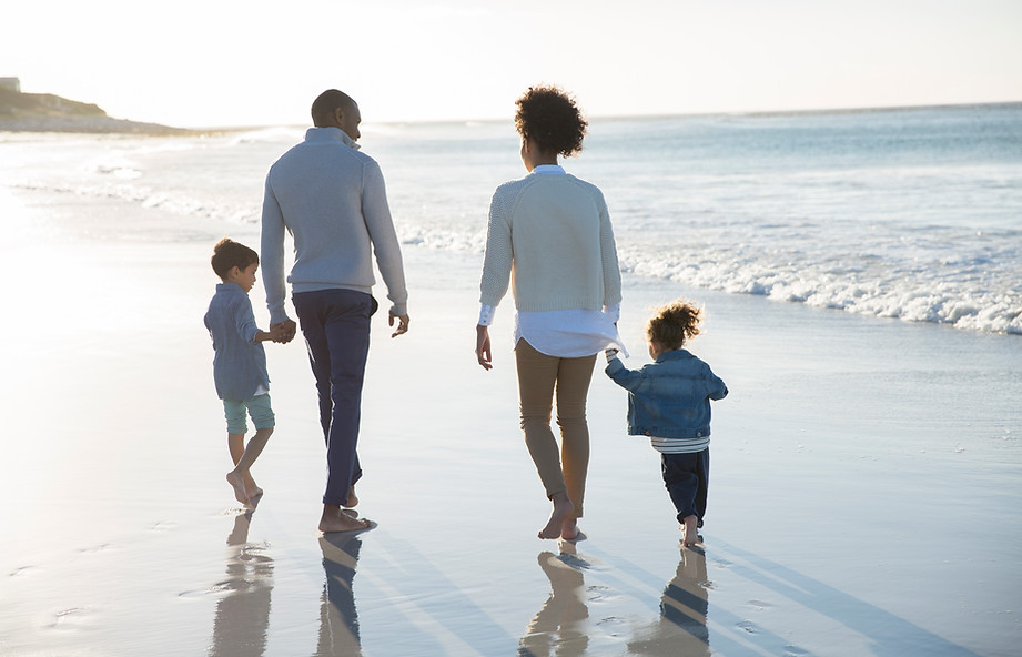 Family at a Beach