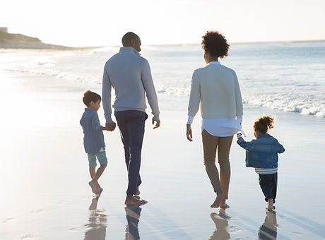 Family at a Beach
