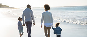 Family at a Beach