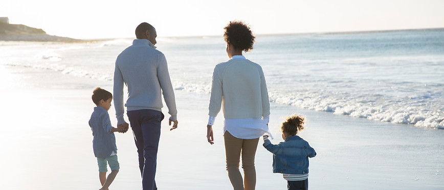 Family at a Beach