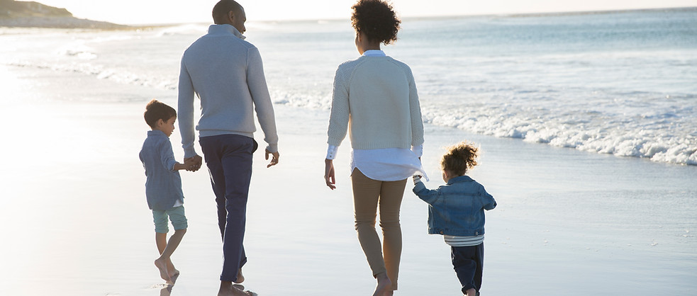 Family at a Beach