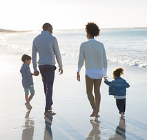 Family at a Beach