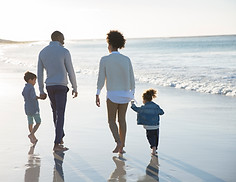 Family at a Beach