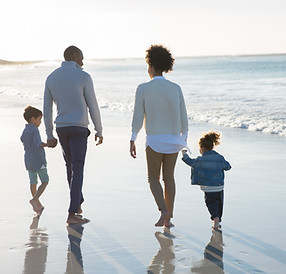 Family at a Beach