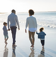 Family at a Beach