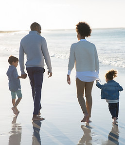 Family at a Beach
